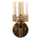 JS-VP S-305-1W Modern Wall Lights 1xE27 Mild Steel & Glass Material Antique & Champaign Finish
