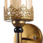 JS-VP S-305-1W Modern Wall Lights 1xE27 Mild Steel & Glass Material Antique & Champaign Finish