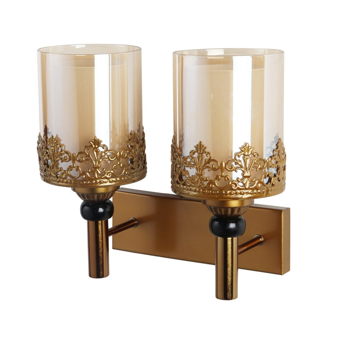 Antique Champagne Glass Wall Lights