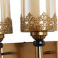 JS-VP S-305-2W Modern Wall Lights 2xE27 Mild Steel & Glass Material Antique & Champaign Finish