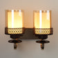 JS-VP S-321-2W Modern Wall Lights 2xE27 Mild Steel & Glass Material Gold,Brown & Champaign Finish