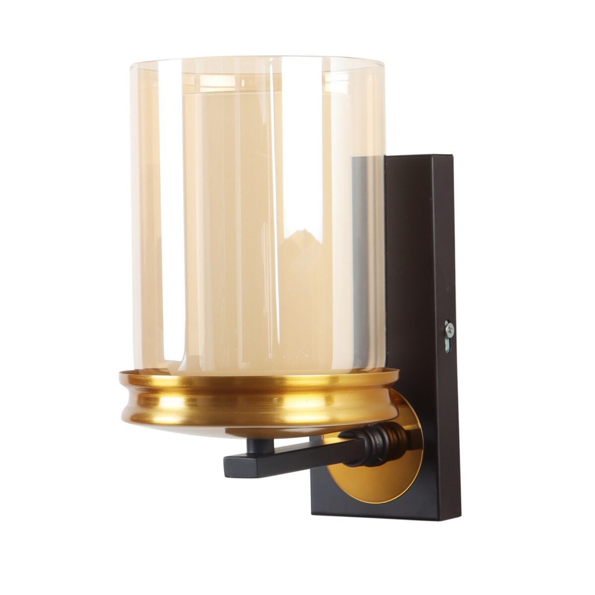 Antique Brown & Champagne Wall Lights