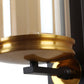 JS-VP S-318-1W Modern Wall Lights 1xE27 Mild Steel & Glass Material Antique, Brown & Champaign Finish
