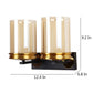 JS-VP S-318-2W Modern Wall Lights 2xE27 Mild Steel & Glass Material Antique, Brown & Champaign Finish