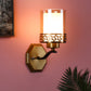 JS-VP S-319-1W Modern Wall Lights 1xE27 Mild Steel & Glass Material Antique & Champaign Finish