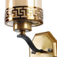 JS-VP S-319-1W Modern Wall Lights 1xE27 Mild Steel & Glass Material Antique & Champaign Finish