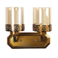 JS-VP S-319-2W Modern Wall Lights 1xE27 Mild Steel & Glass Material Antique & Champaign Finish