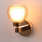 JS-VP S-331-1W Modern Wall Lights 1xE27 Mild Steel & Glass Material Gold & Champaign Finish