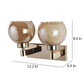JS-VP S-331-2W Modern Wall Lights 2xE27 Mild Steel & Glass Material Gold & Champaign Finish