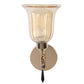 JS-VP S-332-1W Modern Wall Lights 1xE27 Mild Steel & Glass Material Gold & Champaign Finish