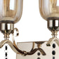 JS-VP S-332-2W Modern Wall Lights 2xE27 Mild Steel & Glass Material Gold & Champaign Finish
