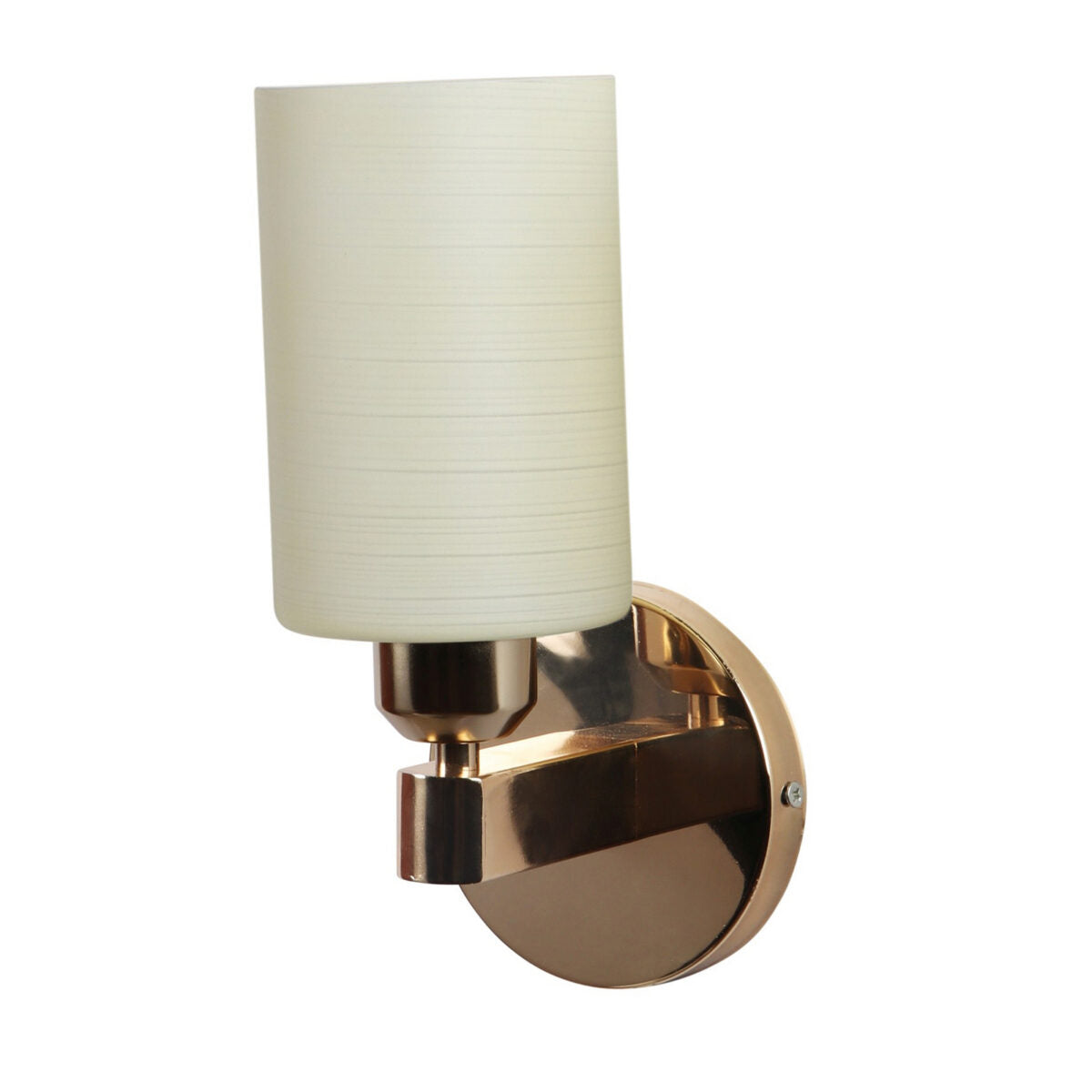 Gold & Cream Glass Wall Lights