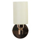 JS-VP S-334-1W Modern Wall Lights 1xE27 Mild Steel & Glass Material Gold & Cream Finish
