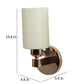 JS-VP S-334-1W Modern Wall Lights 1xE27 Mild Steel & Glass Material Gold & Cream Finish