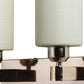 JS-VP S-334-2W Modern Wall Lights 2xE27 Mild Steel & Glass Material Gold & Cream Finish