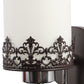 JS-VP S-337-1W Modern Wall Lights 1xE27 Mild Steel & Glass Material Chrome, Brown & White Finish