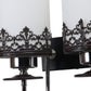 JS-VP S-337-2W Modern Wall Lights 2xE27 Mild Steel & Glass Material Chrome, Brown & White Finish