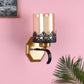 JS-VP S-320-1W Modern Wall Lights 1xE27 Mild Steel & Glass Material Antique & Champaign Finish
