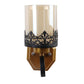 JS-VP S-320-1W Modern Wall Lights 1xE27 Mild Steel & Glass Material Antique & Champaign Finish