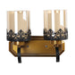 JS-VP S-320-2W Modern Wall Lights 2xE27 Mild Steel & Glass Material Antique & Champaign Finish