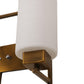 JS-VP S-354-2W Modern Wall Lights 2xE27 Glass, Mild Steel & Glass Material Antique & White Finish
