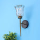 JS-VP S-356-1W Modern Wall Lights 1xE27 Mild Steel, glass & Glass Material Antique,Brown & Golden Finish