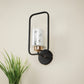 JS-VP S-364-1W Modern Wall Lights 1xE27 Mild Steel, glass & Glass Material Brown, Gold & White Finish