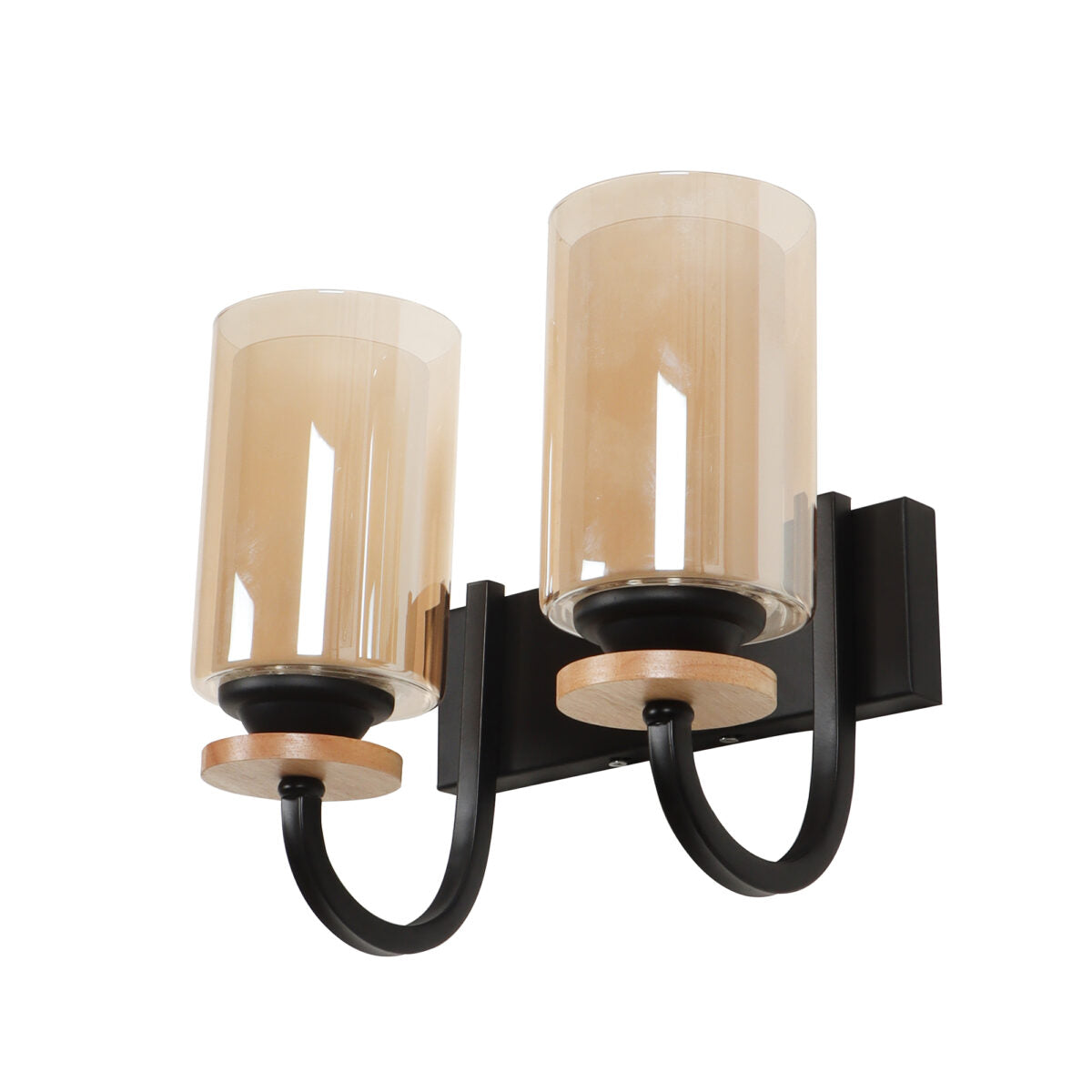 Brown & Gold Glass Lighting Suite