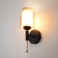 JS-VP S-359-1W Wooden Wall Lights 1xE27 Mild Steel, wood, glass & Glass Material Brown, Gold & Champaign Finish