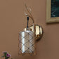 JS-VP S-378-1W Modern Wall Lights 1xE27 Mild Steel & Glass Material Gold & Champaign Finish