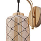 JS-VP S-378-1W Modern Wall Lights 1xE27 Mild Steel & Glass Material Gold & Champaign Finish