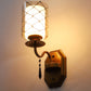 JS-VP S-374-1W Modern Wall Lights 1xE27 Mild Steel & Glass Material Antique & Champaign Finish