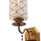 JS-VP S-374-1W Modern Wall Lights 1xE27 Mild Steel & Glass Material Antique & Champaign Finish