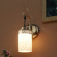 JS-VP S-375-1W Modern Wall Lights 1xE27 Mild Steel & Glass Material Gold & White Finish