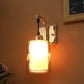 JS-VP S-377-1W Modern Wall Lights 1xE27 Mild Steel & Glass Material Gold & Champaign Finish