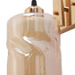 JS-VP S-377-1W Modern Wall Lights 1xE27 Mild Steel & Glass Material Gold & Champaign Finish
