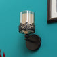 JS-VP S-380-1W Modern Wall Lights 1xE27 Mild Steel & Glass Material Brown & Champaign Finish