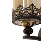 JS-VP S-380-1W Modern Wall Lights 1xE27 Mild Steel & Glass Material Brown & Champaign Finish
