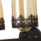 JS-VP S-380-3W Modern Wall Lights 3xE27 Mild Steel & Glass Material Brown & Champaign Finish
