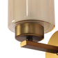 JS-VP S-386-1W Modern Wall Lights 1xE27 Mild Steel & Glass Material Antique Gold & Champaign Finish