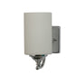 JS-VP S-394-1W Modern Wall Lights 1xE27 Mild Steel & Glass Material Chrome & White Finish