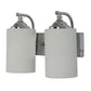 JS-VP S-394-2W Modern Wall Lights 2xE27 Mild Steel & Glass Material Chrome & White Finish