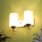 JS-VP S-394-2W Modern Wall Lights 2xE27 Mild Steel & Glass Material Chrome & White Finish
