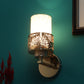 JS-VP S-395-1W Modern Wall Lights 1xE27 Mild Steel & Glass Material Gold & White Finish