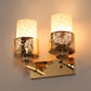 JS-VP S-395-2W Modern Wall Lights 2xE27 Mild Steel & Glass Material Gold & White Finish