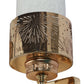 JS-VP S-395-2W Modern Wall Lights 2xE27 Mild Steel & Glass Material Gold & White Finish