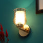 JS-VP S-398-1W Modern Wall Lights 1xE27 Mild Steel & Glass Material Gold & Champaign Finish