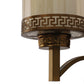 JS-VP S-399-1W Modern Wall Lights 1xE27 Mild Steel & Glass Material Antique Gold & Champaign Finish