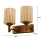 JS-VP S-400-2W Modern Wall Lights 2xE27 Mild Steel & Glass Material Antique Gold & Champaign Finish