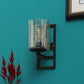 JS-VP S-401-1W Modern Wall Lights 1xE27 Mild Steel & Glass Material Brown & Champaign Finish